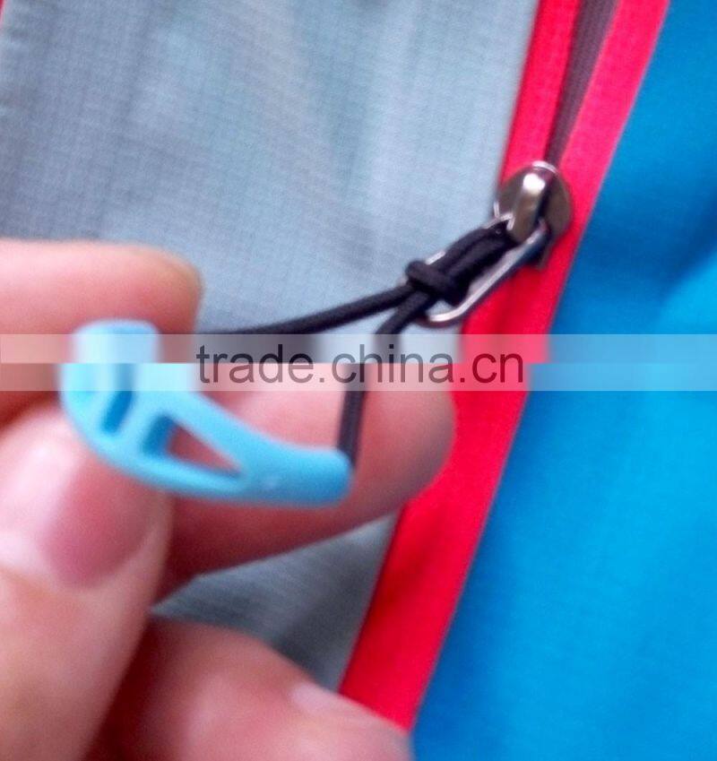 Plastic Elastic Zipper Puller for Bags