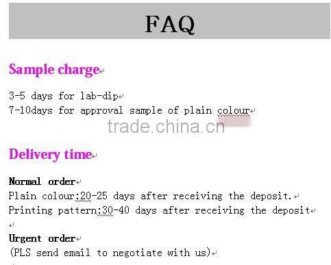 100% polyester Shiny plain cloth