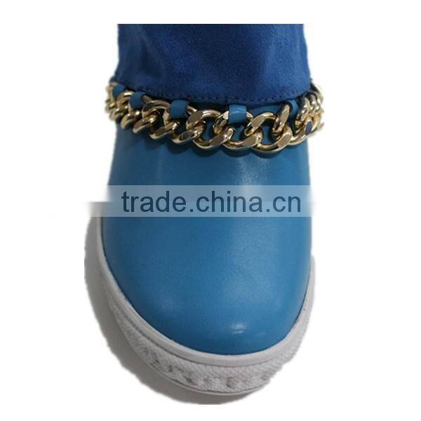 Metal chains hidden heels new models women boots