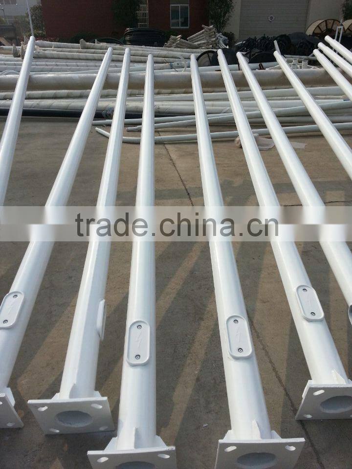 galvanized steel lamp post