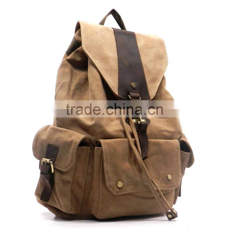 2016 fashion military canvas bag/camouflag backpack/outdoor backpack