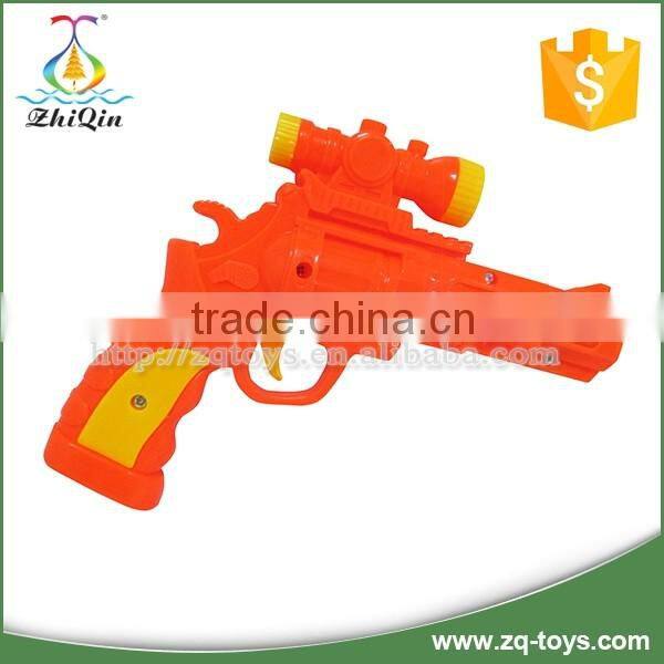 Plastic flying saucer gun toy for boys