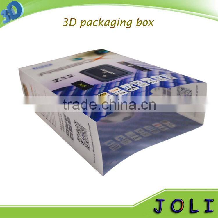 custom 3d plastic dvd box set packaging box