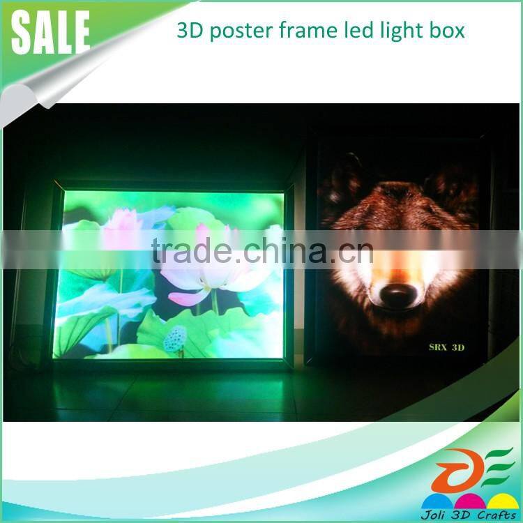 2016 new arrival Light Box Lenticular poster printing