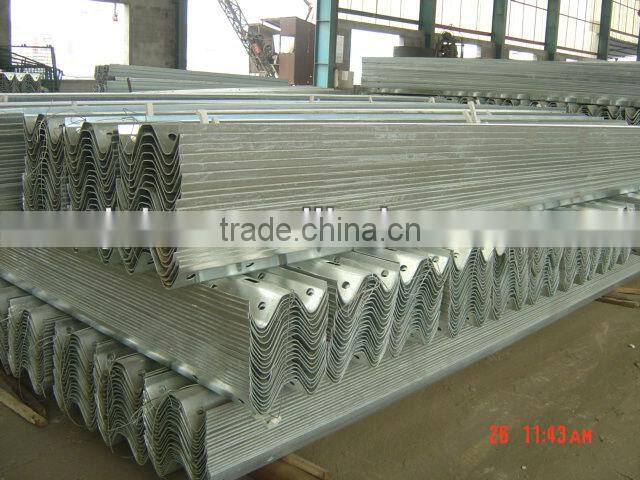 Galvanized steel highway Guardrail for vehicle safety