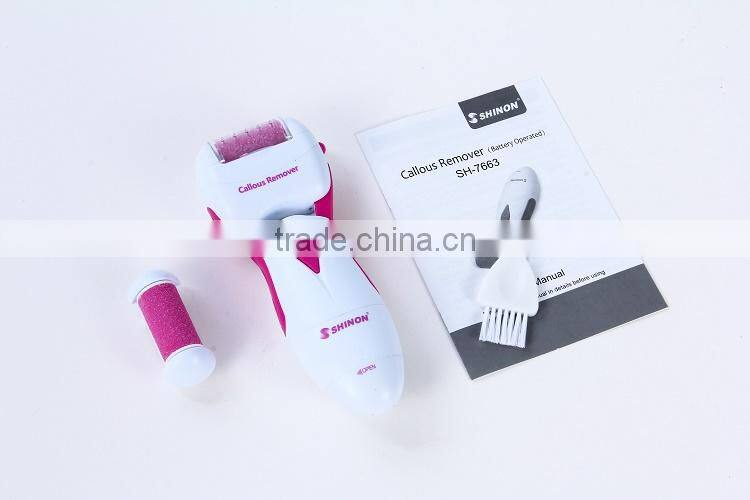 Professional callous remover effectively shaves hard coarse and tough skin on callused feet callous remover