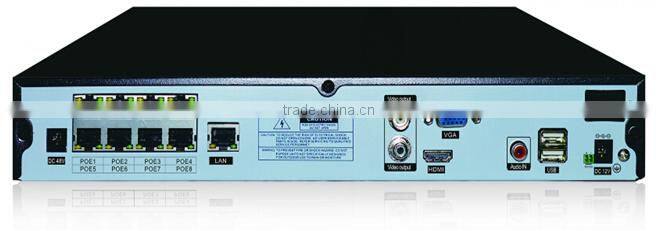 cheap audio real time recording 9ch 1080P p2p onvif poe nvr for ip camera nvr system