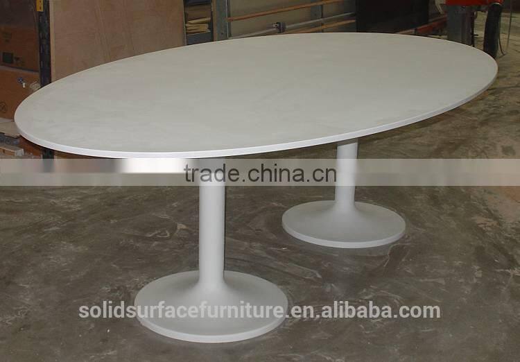 Acrylic solid surface material dinning table set