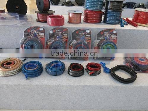 Good Quality china supplier for car amplifier with Copper conductor car audio cables car amplifier RCA cables