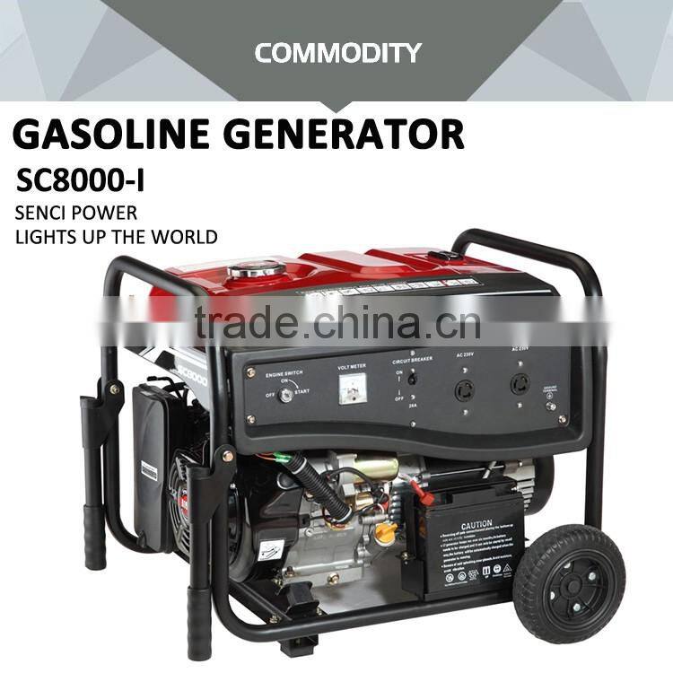 Senci sc8000-I gasoline generator low price generator for home use