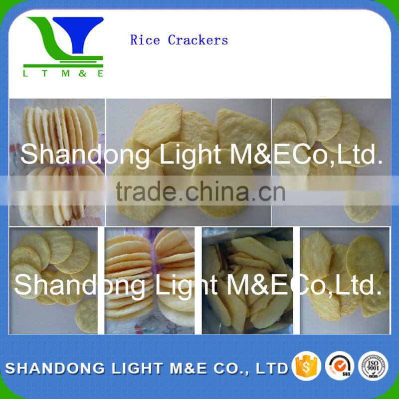 2016 most popular rice crackers making machine/processing line