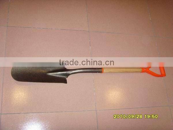 multi tools railway steel shovel with hardwood handle S526