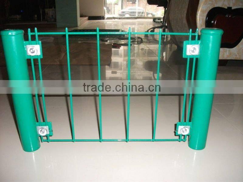 SGS welded wire mesh fence panel powder coated