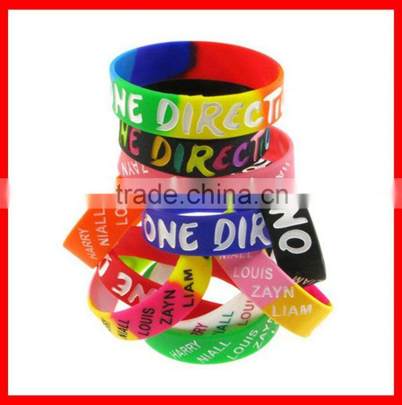 blank silicone men bracelet