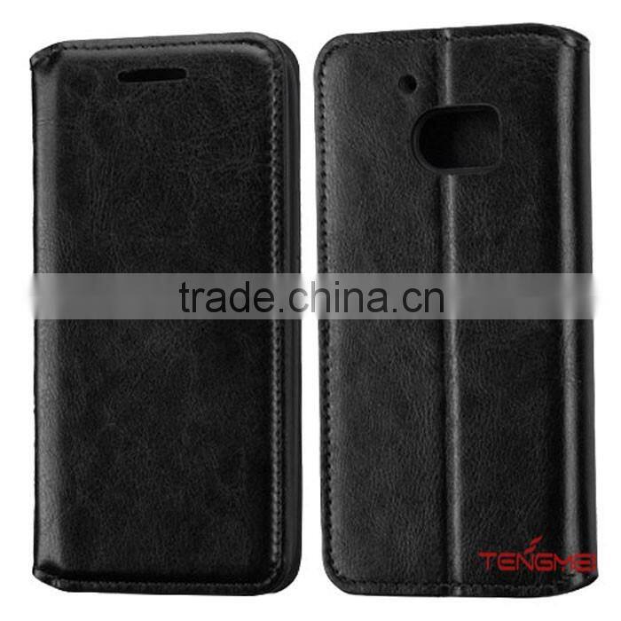 mobile phone case for HTC 10, oil crazy horse leather case for HTC 10