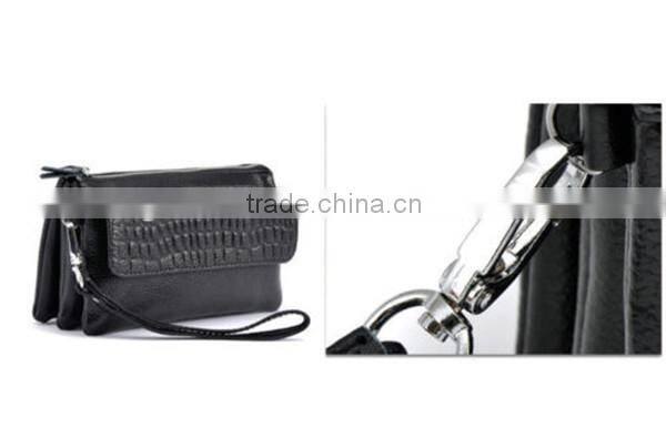 Women Leather Clutch Bag Stone Pattern Zipper Bag Cowhide Messenger fashion bags ladies handbags