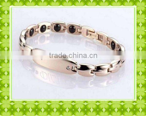 Fashion 4 in 1 bio magnetic titanium bracelet #11008
