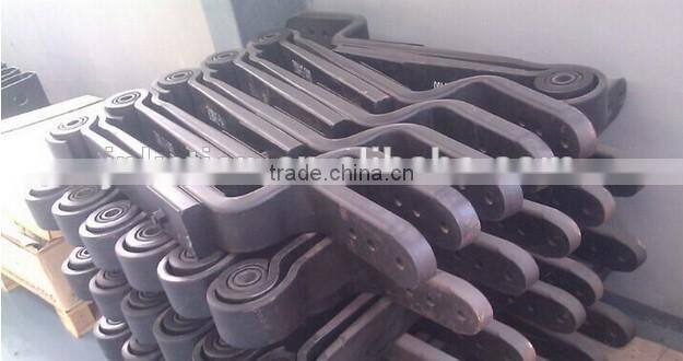 Semi trailer air bag suspension