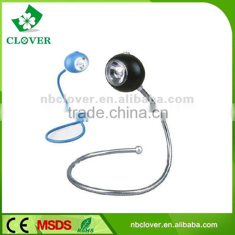 Energy saving book reading using battery included 1 led wireless led table lamp
