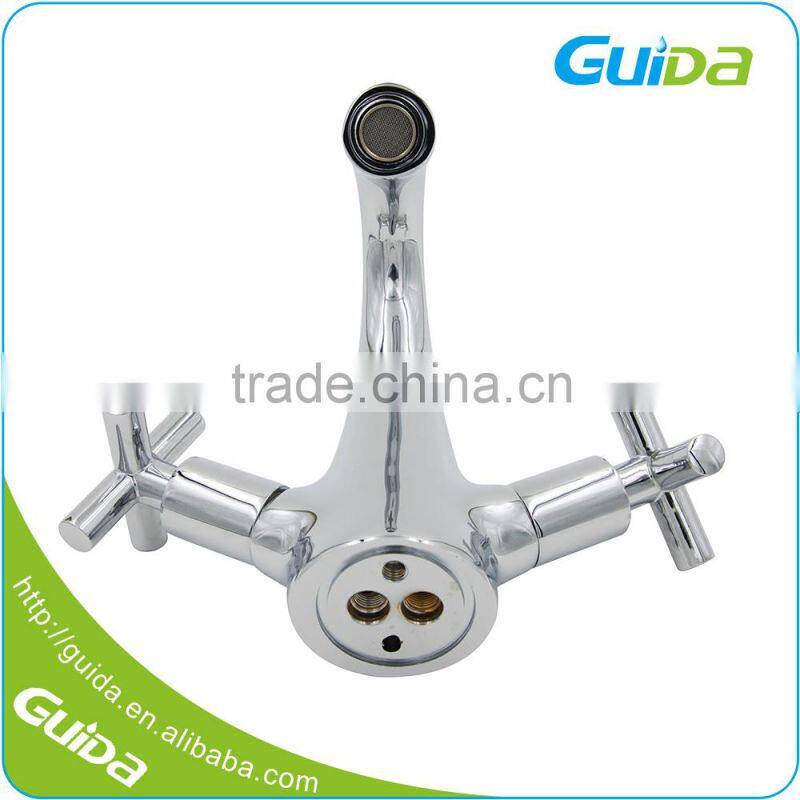 For Bathtub Triple Handle Shower Faucet Taps