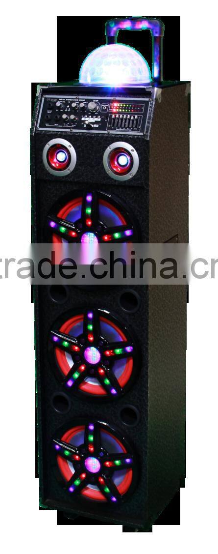 hot selling 10 inch DJ bluetooth speaker for party with new design light