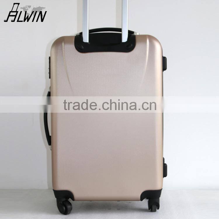 new mould gorgeous 360 degree rotation ABS hard trolley luggage case