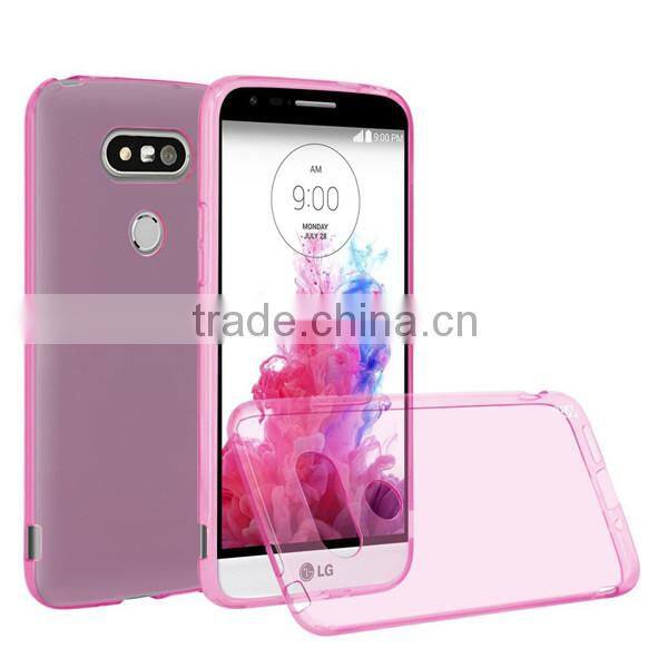 C&T Soft Super Slim Flexible Frosted Transparent TPU Case for LG G5