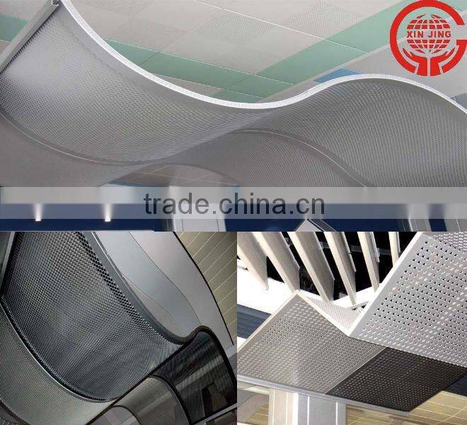 aluminum composite lath ceiling/special suspend decorative ceiling tiles
