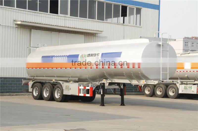 Shengrun Brand 3 Axles Fuel Tanker Trailer For Sale