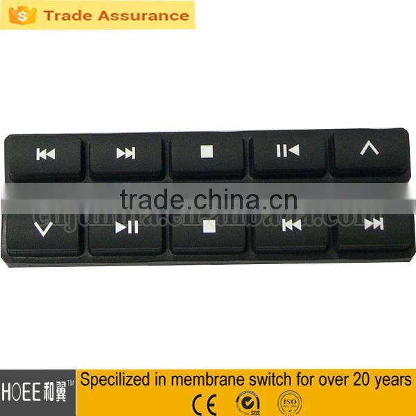 high performance custom design high quality rubber membrane button