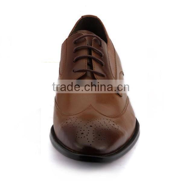 2016 Factory wholesale new style patterned oxfords Italian design fashion men leather dress shoes