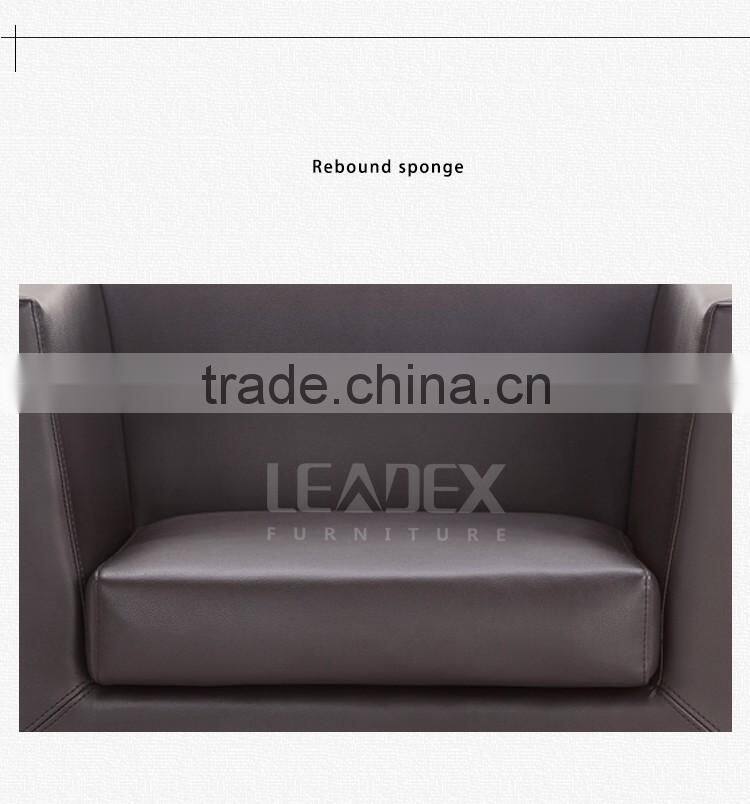 Hot selling office furniture comfortable commerical PU sofa