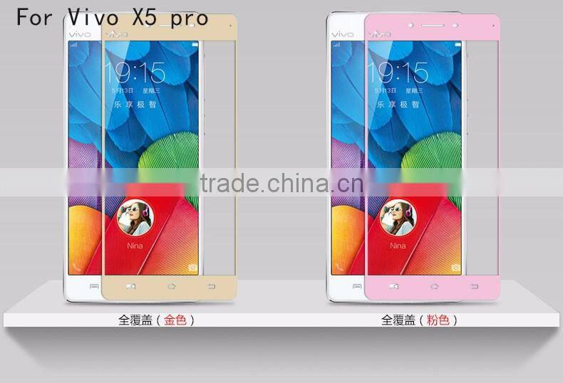 Asahi 0.33mm color tempered glass screen protector for Vivo X5 pro