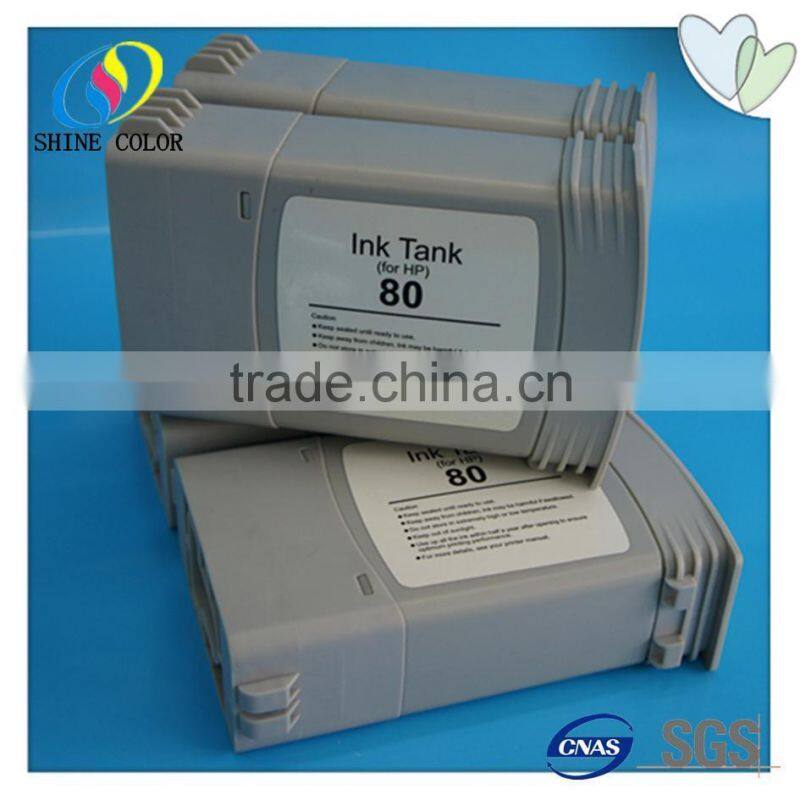 K C M Y for HP80 800ml refill ink cartridge for HP 1050 printer