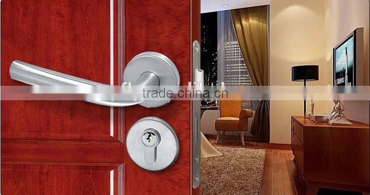 High-quality TRI-CIRCLE Stainless steel wholesale household anti-theft double sided door handle locks, stainless steel handles