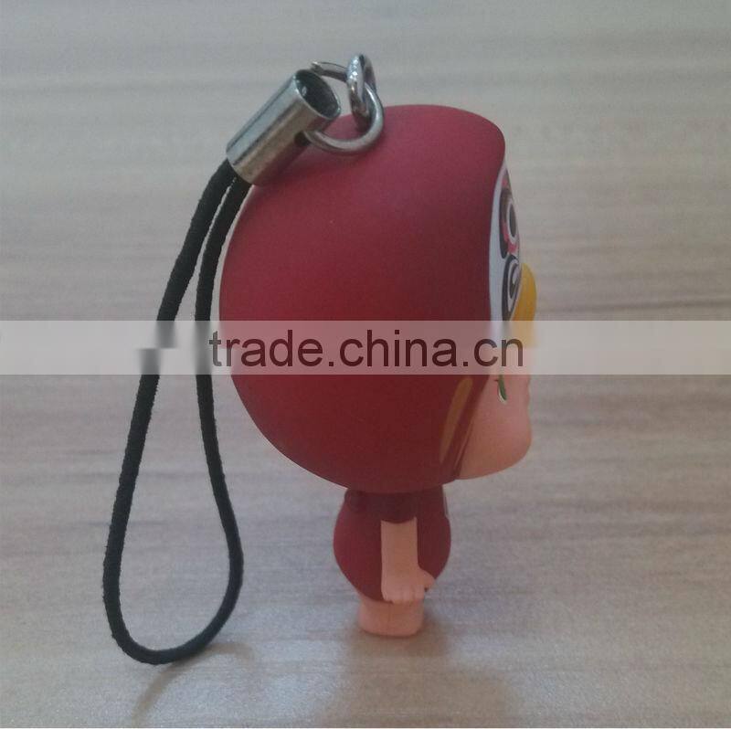 Custom designed plastic figures with hang loop