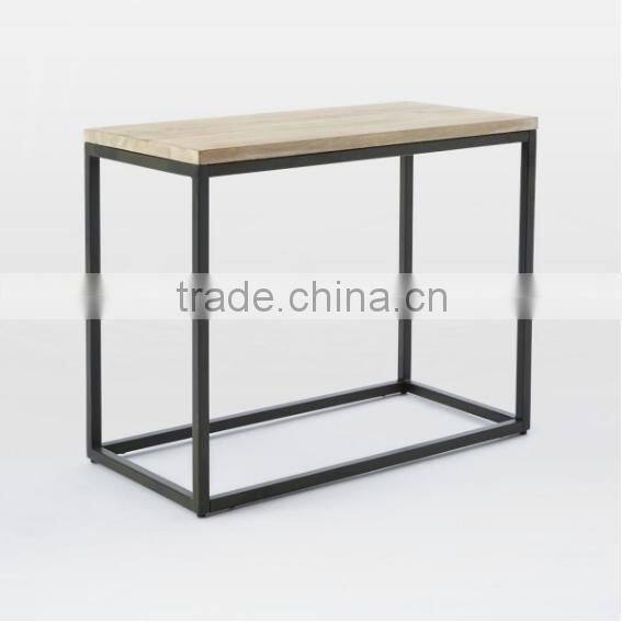 Factory hot selling cheap modern living room side table with metal