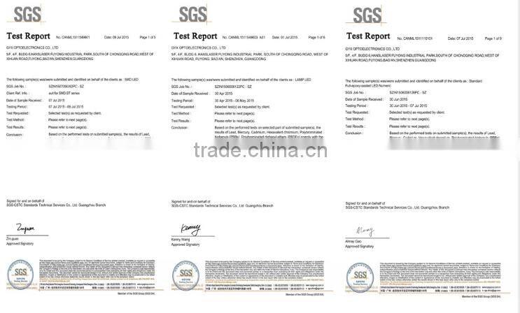 Customized Emitting blue green Color LED Lamp