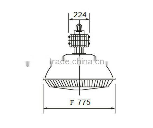 CE Approved Aluminum High bay Industrial Light Covers 400w