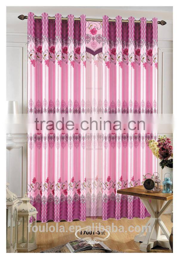China print curtain fabric ready stock curtain fabric printed curtain fabric