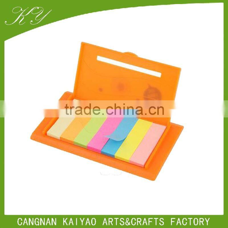 customized PVC transparency colorful sticky note manufacturer in wenzhou china