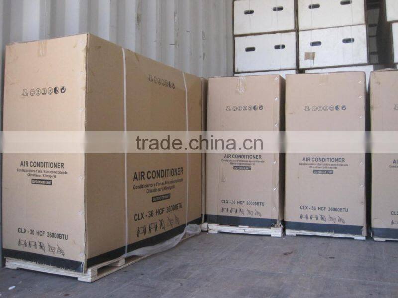 Floor standing Split Air Conditioner( 24000-60000btu )mirror flower painted panel