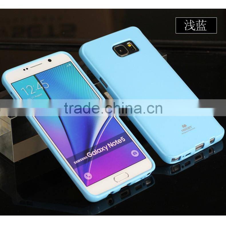 2016 High quality Newsets mercury Soft TPU Cellphone cover case for Samsung note 5 phone case