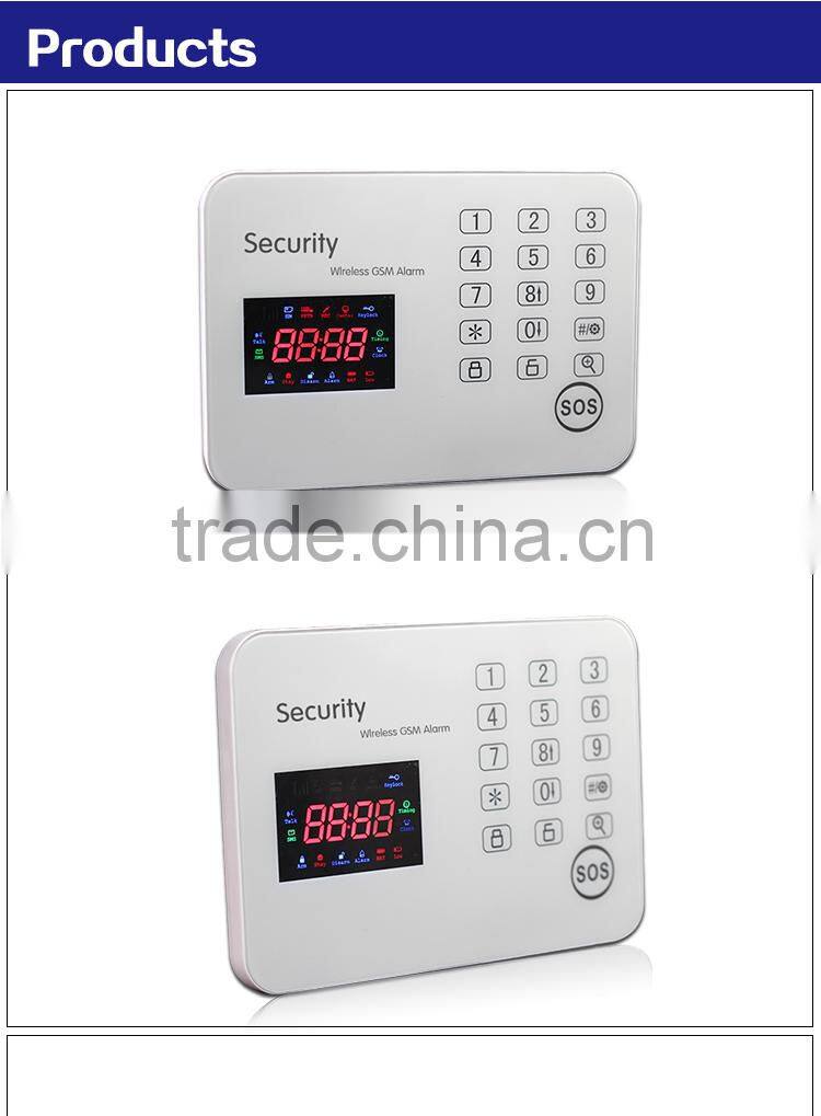 LEEKGO Hot Sales High Quality autodial gsm wireless home burglar security alarm system