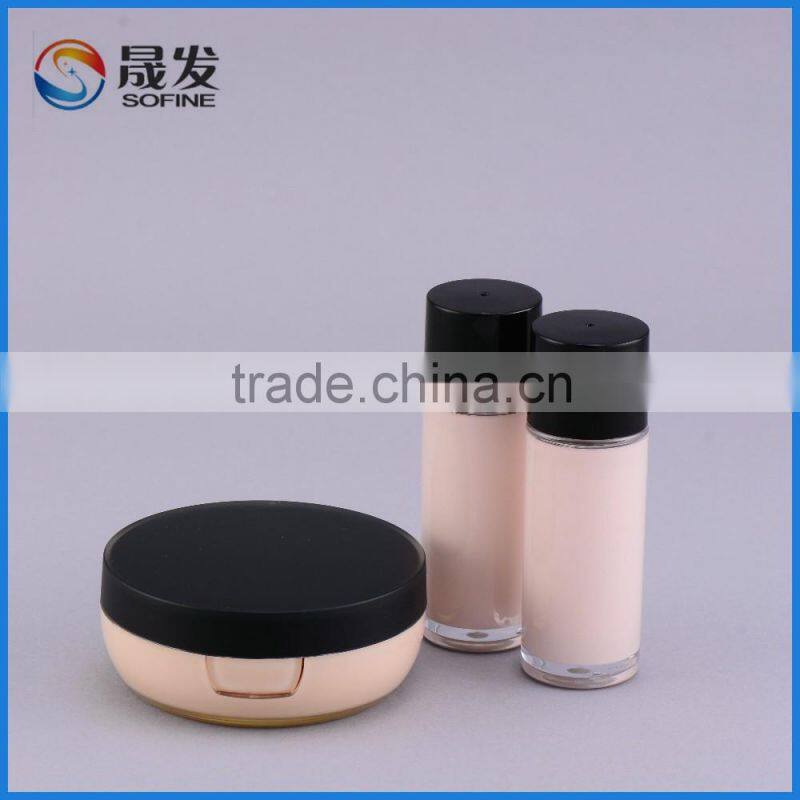 Fashion Korea brand makeup compact powder packaging air cushion BB Cream Case with mirror