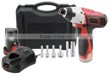 1PC electric rechargeable cordless Iimpact screwdriver kit