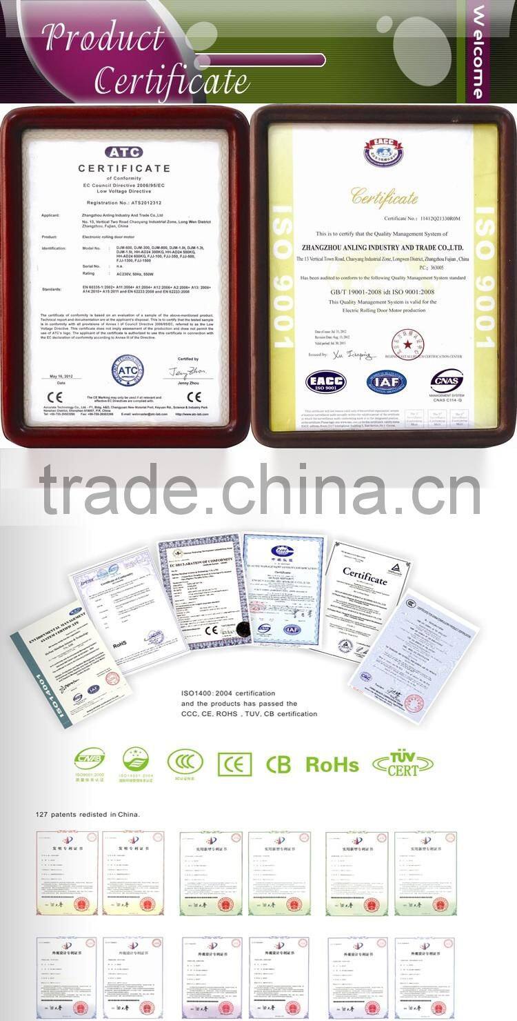 hot sale theftproof electric dc 300kg roller shutter motor price dc-300kg with 4 limit switches