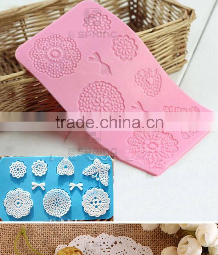 Lace Embossing DIY Cake Fondant Decorating Mold Premium Silicone Lace Molds
