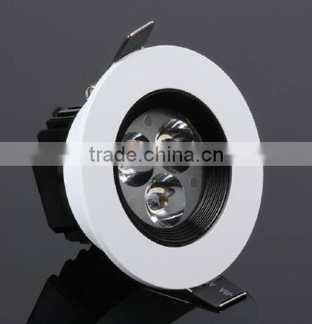 Hottest nice led downlight 3*1w ceiling modern crystal ceiling lamp factory direct selling