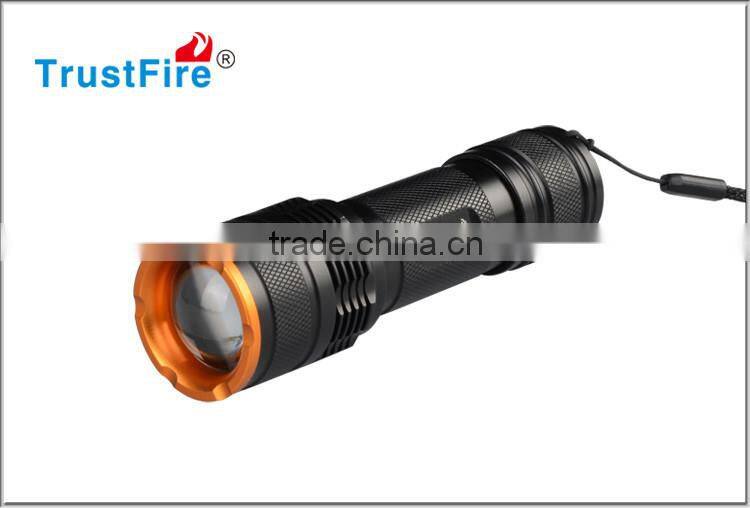 Trustfire Z3 CREE XM-L 2 high power rechargeable zoomable led flashlight